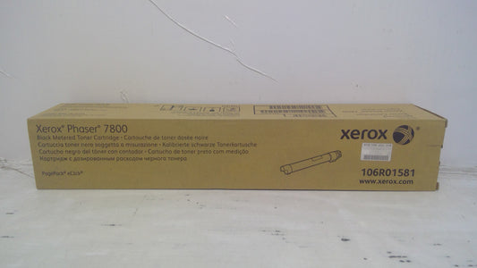 Genuine Xerox Phaser 7800 106R01581 (106R1581) Black Metered Toner Cartridge