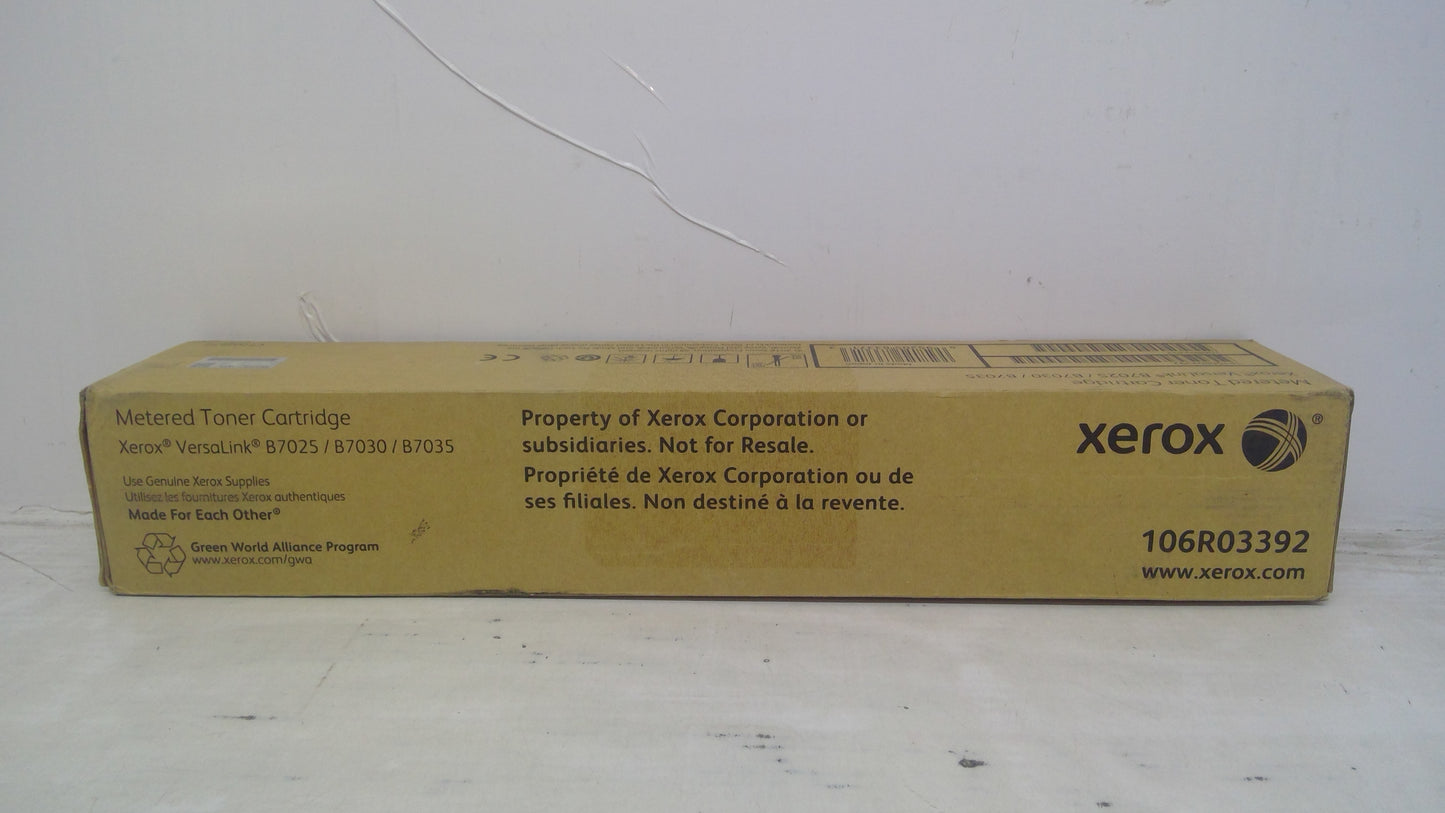 Genuine Xerox 106R03392 (106R3392) High Yield Black Metered Toner Cartridge