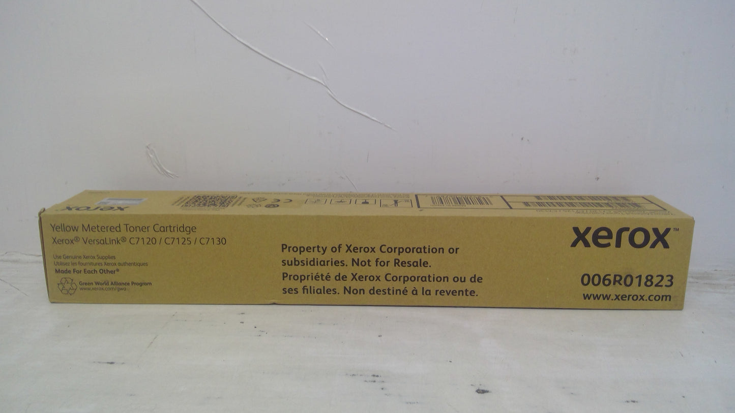 Genuine Xerox 006R01823 (6R1823) Yellow Metered Toner Cartridge