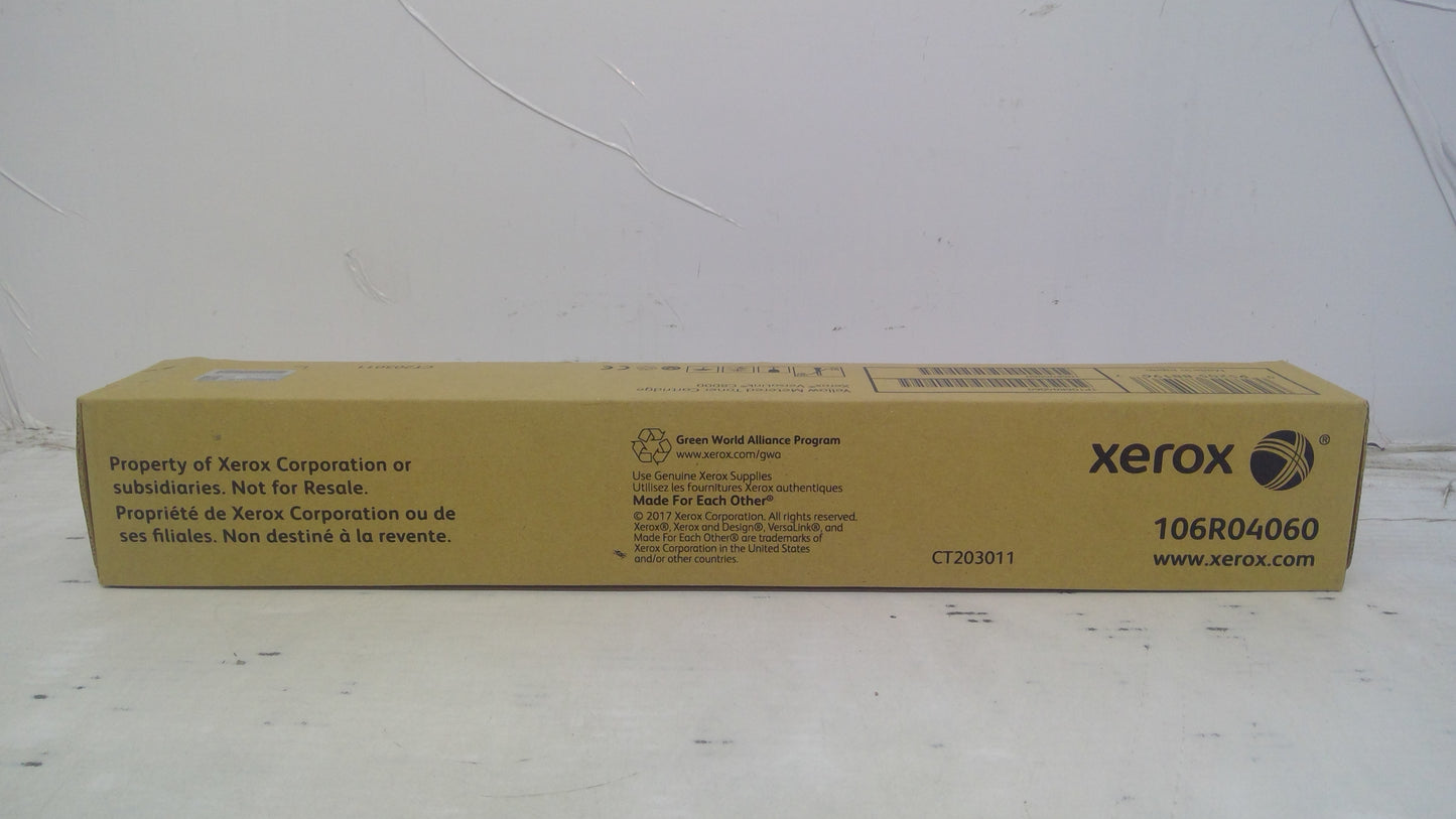 Genuine Xerox 106R04060 (106R4060) Yellow Metered Toner Cartridge