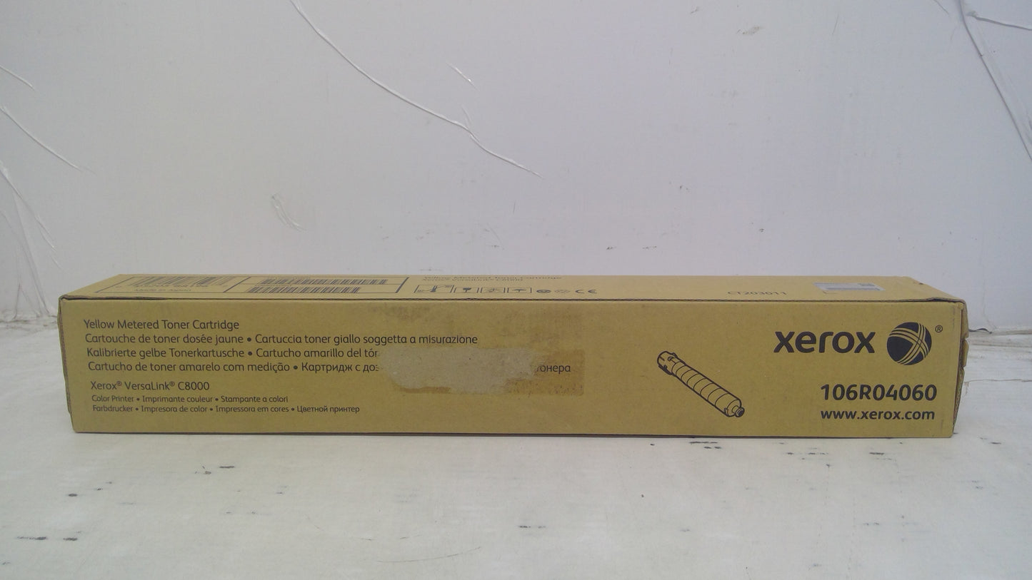 Genuine Xerox 106R04060 (106R4060) Yellow Metered Toner Cartridge