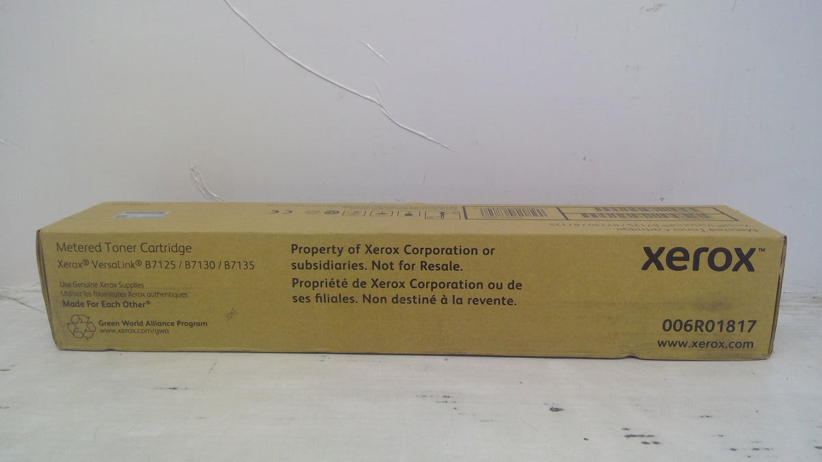 Genuine Xerox 006R01817 (6R1817) Metered High Capacity Black Toner Cartridge - SunnyToner | Operated by MBI International