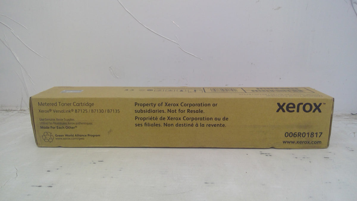 Genuine Xerox 006R01817 (6R1817) Metered High Capacity Black Toner Cartridge - SunnyToner | Operated by MBI International