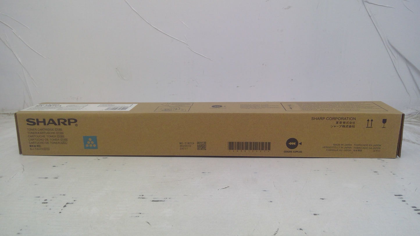 Genuine Sharp MX-31NTCA Cyan Toner