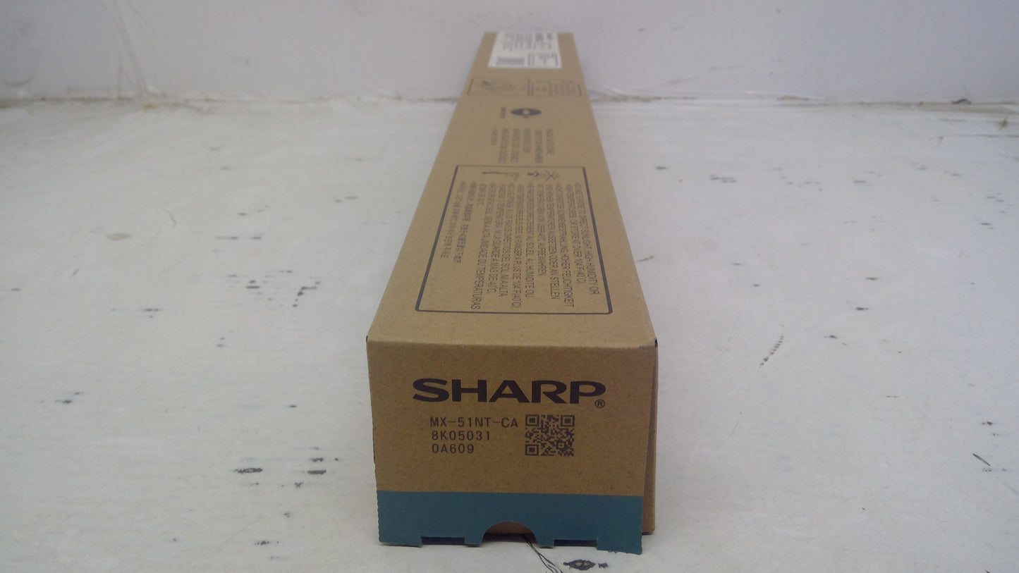 Genuine Sharp MX-51NT-CA (MX51NTCA) Cyan Toner Cartridge
