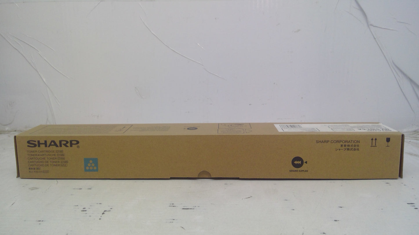 Genuine Sharp MX-51NT-CA (MX51NTCA) Cyan Toner Cartridge