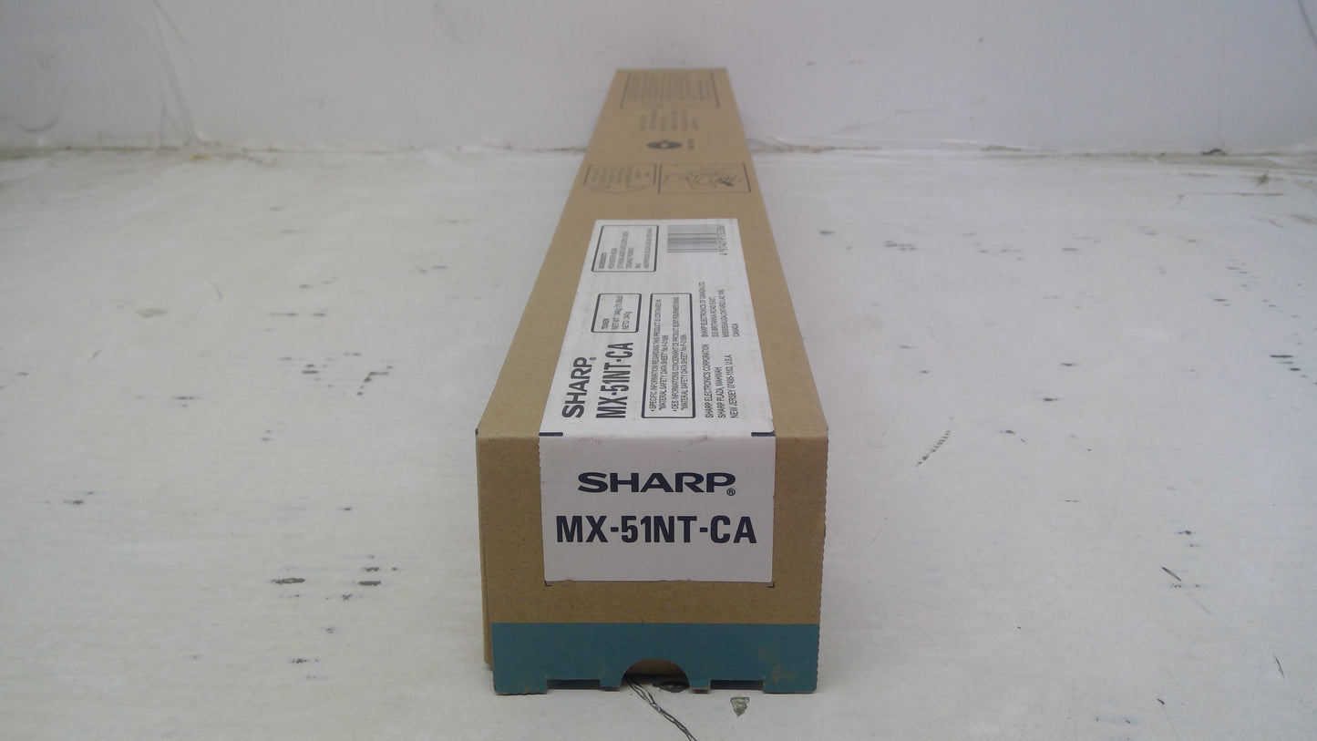 Genuine Sharp MX-51NT-CA (MX51NTCA) Cyan Toner Cartridge