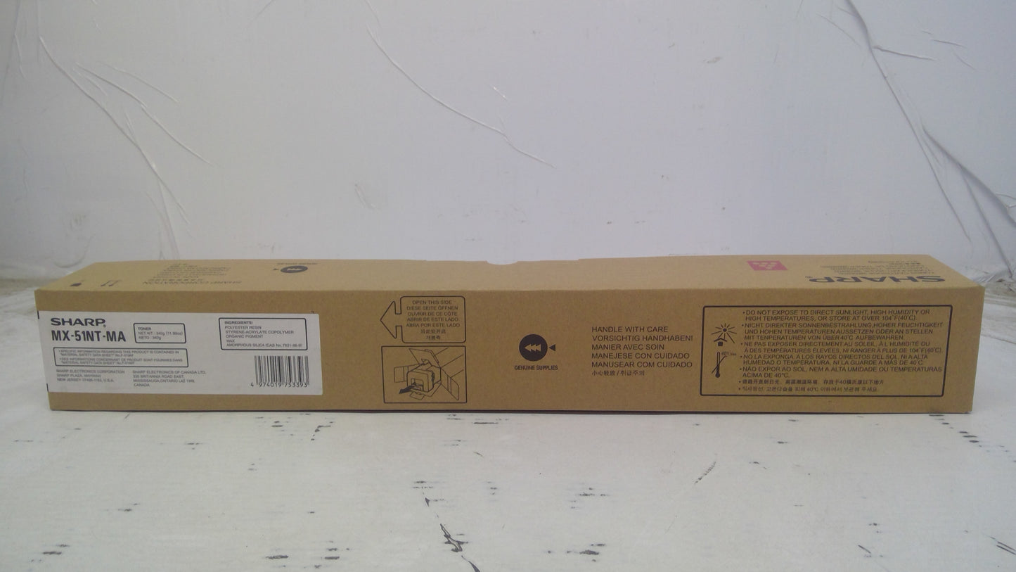 Genuine Sharp MX-51NT-MA Magenta Toner