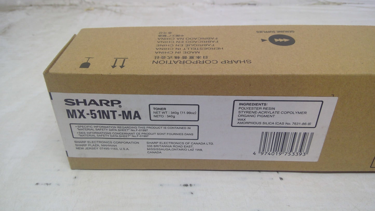 Genuine Sharp MX-51NT-MA Magenta Toner