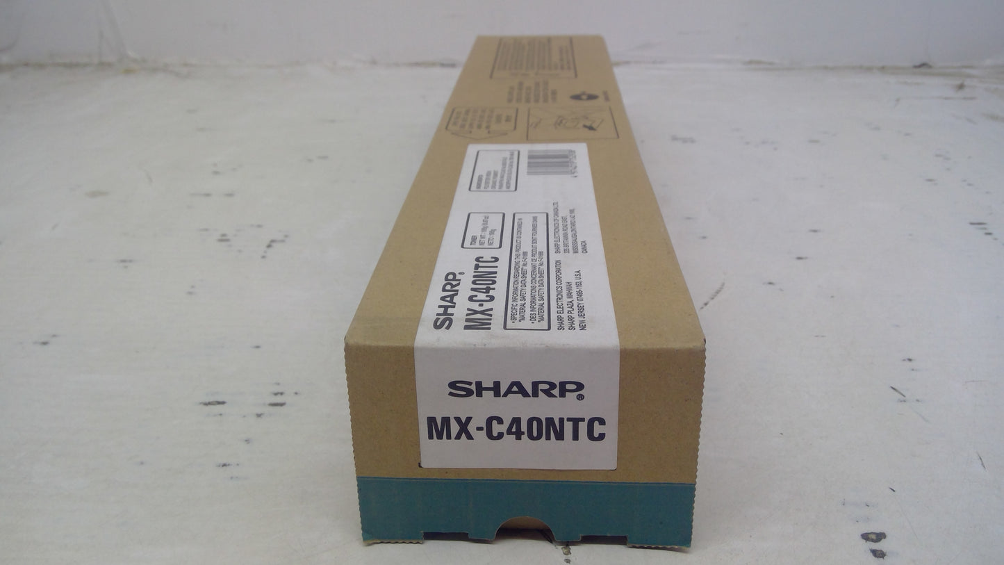 Genuine Sharp MX-C40NTC Cyan Toner Cartridge