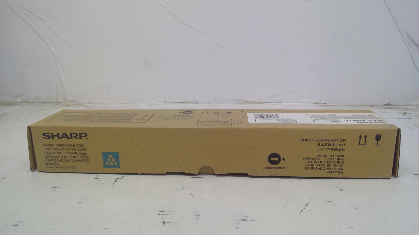 Genuine Sharp MX-C40NTC Cyan Toner Cartridge