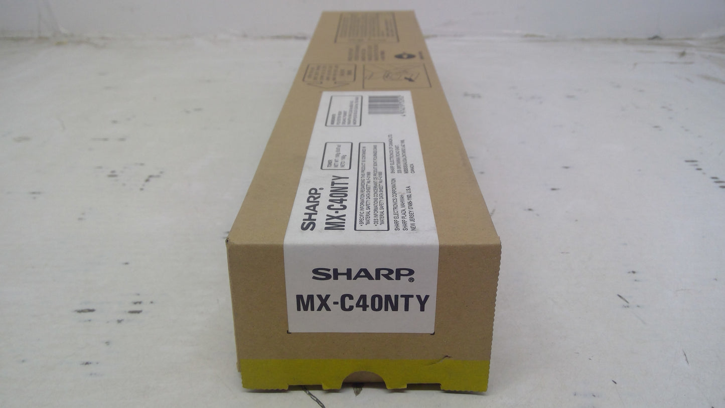 Genuine Sharp MX-C40NTY Yellow Toner