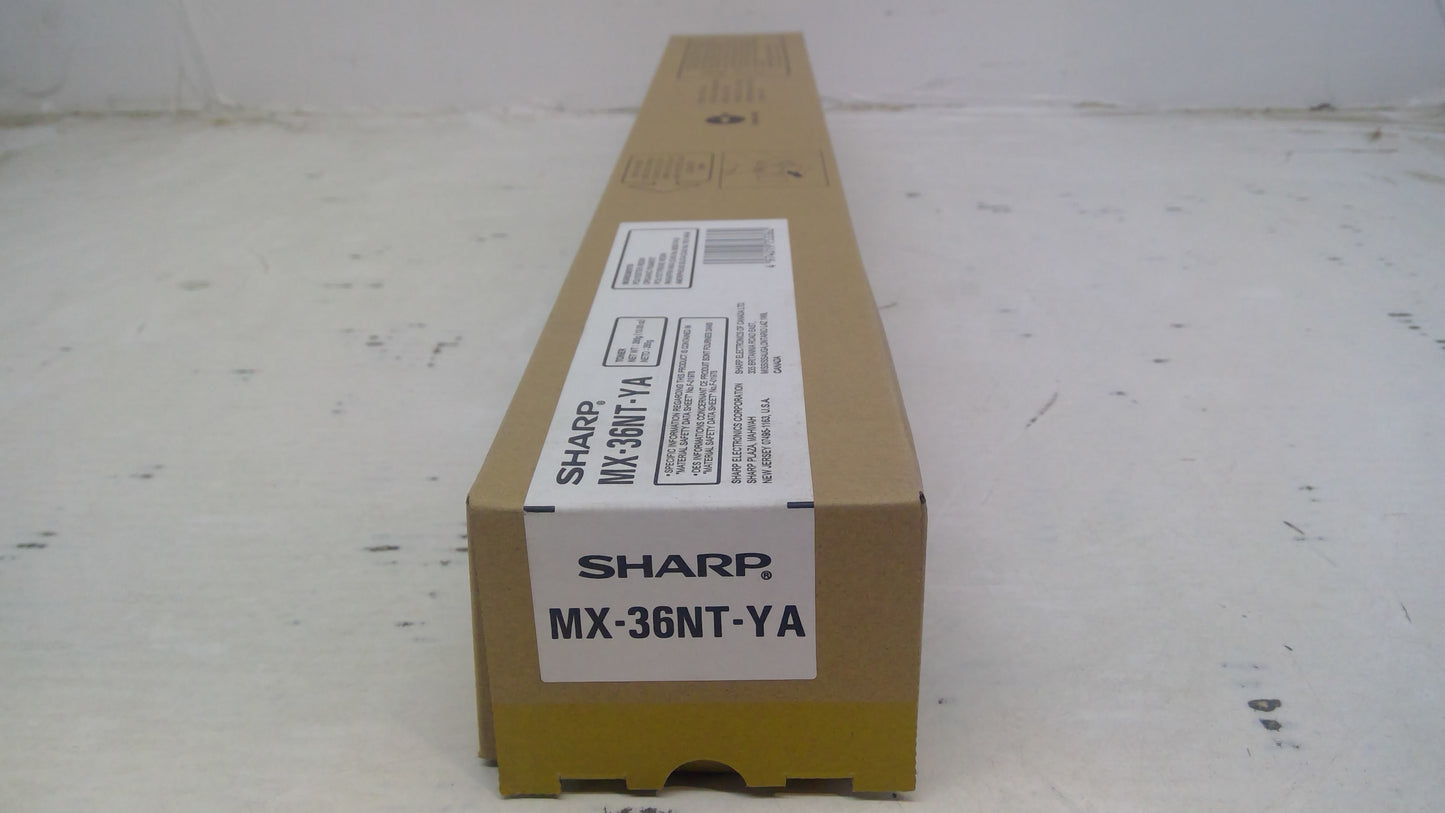 Genuine Sharp MX-36NT-YA Yellow Toner