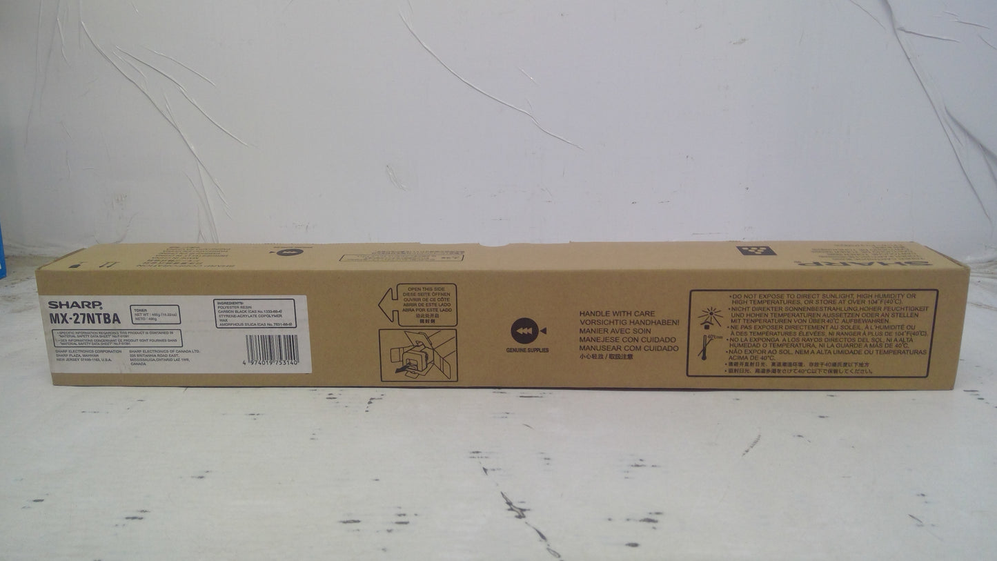 Genuine Sharp MX-27NTBA Black Toner