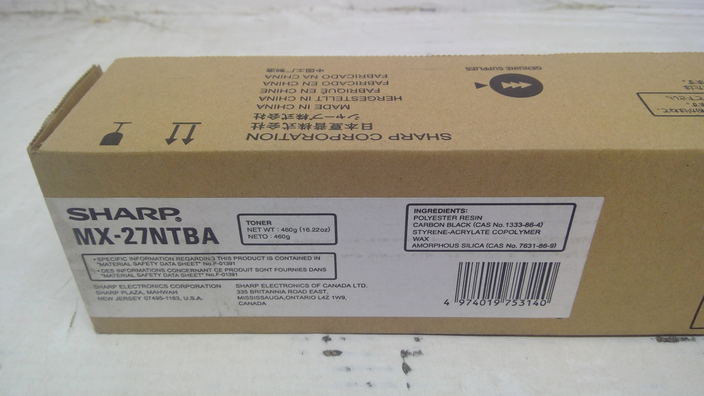 Genuine Sharp MX-27NTBA Black Toner