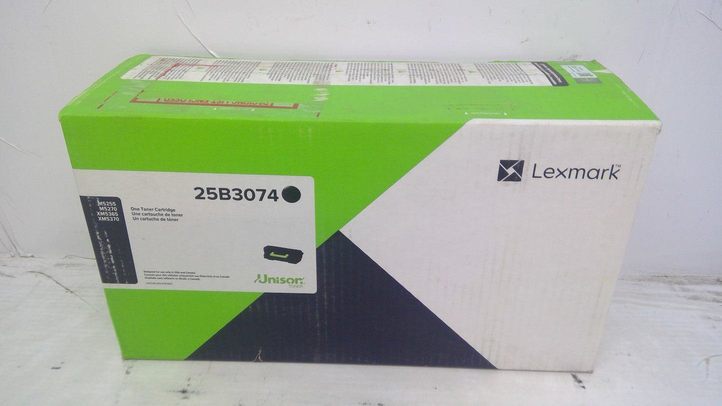 Genuine Lexmark 25B3074 Black Toner Cartridge