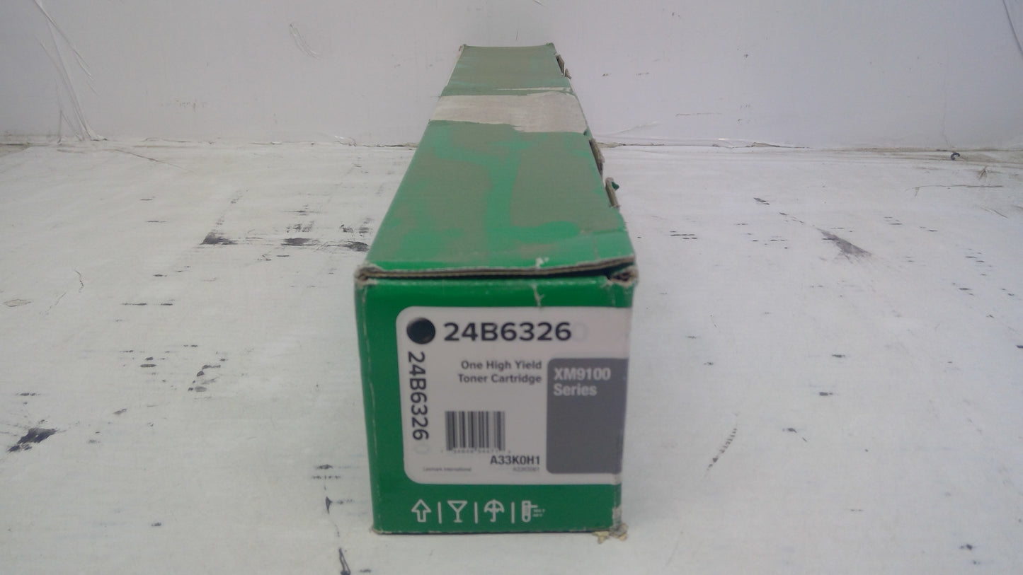Genuine Lexmark 24B6326 High Yield Black Toner Cartridge