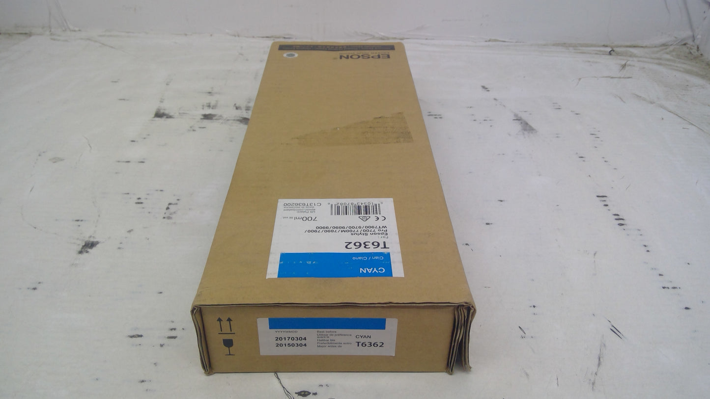 Genuine Epson Cyan Ink (EXPIRED) T6362 for Epson Stylus Pro 7700/7700M/7890/7900/WT7900/9700/9890/9900