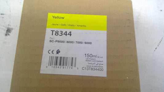 Genuine Epson T8344 (EXPIRED) Yellow Ink for SC-P9000/8000/7000/6000