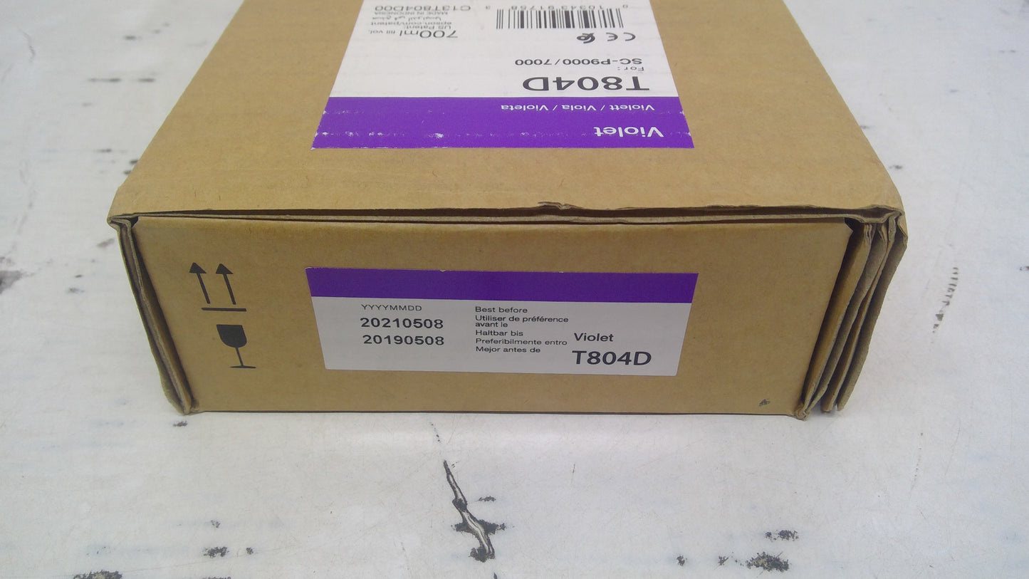 Genuine Epson T804D (EXPIRED) Violet Ink for SC-P9000/7000