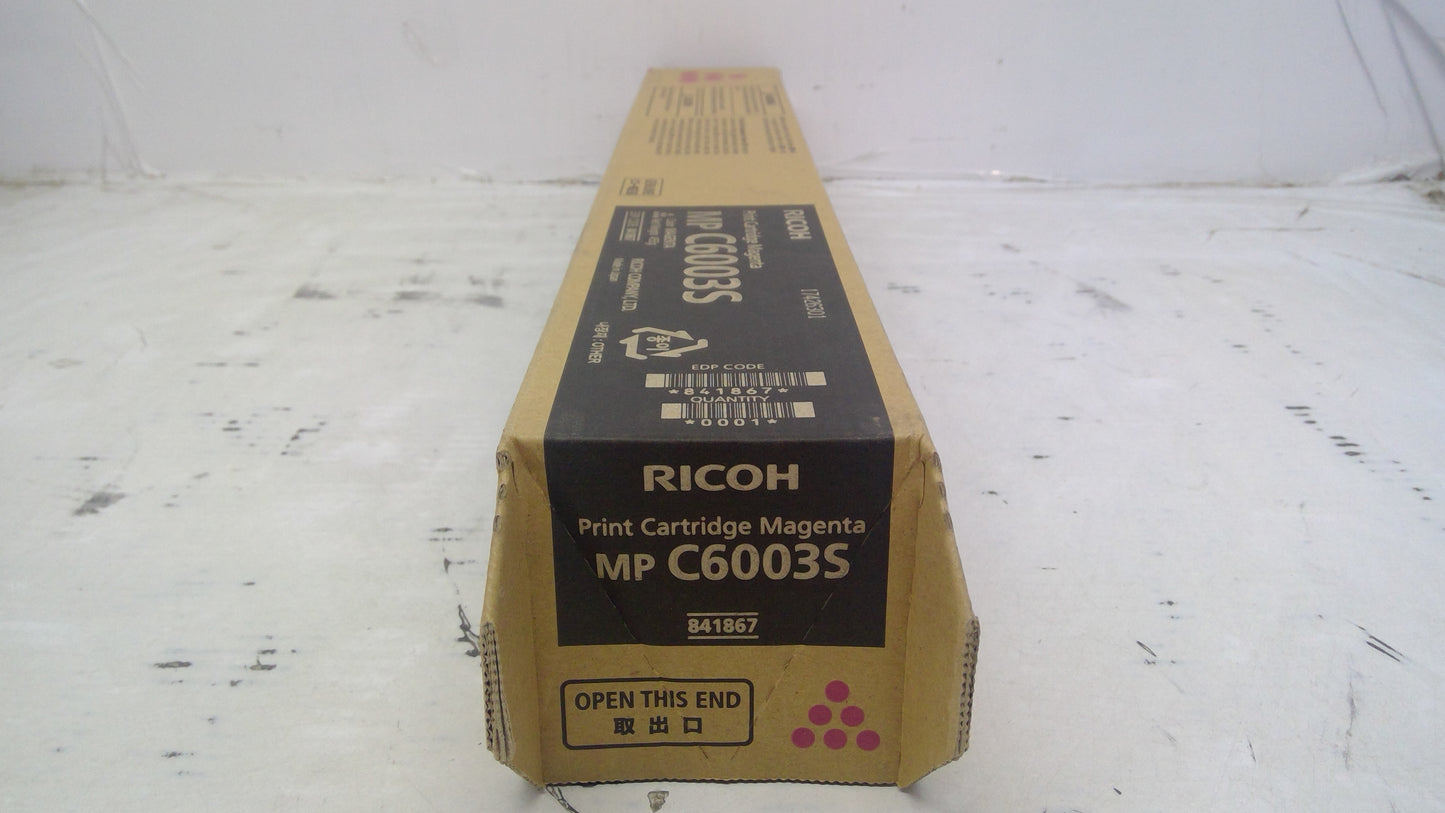 Genuine Ricoh Savin Lanier 841867 Magenta Toner Cartridge