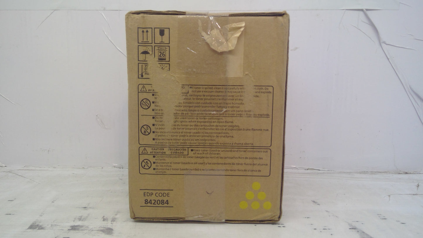 Genuine Ricoh Savin Lanier MP C8002 Yellow Print Cartridge (842084)