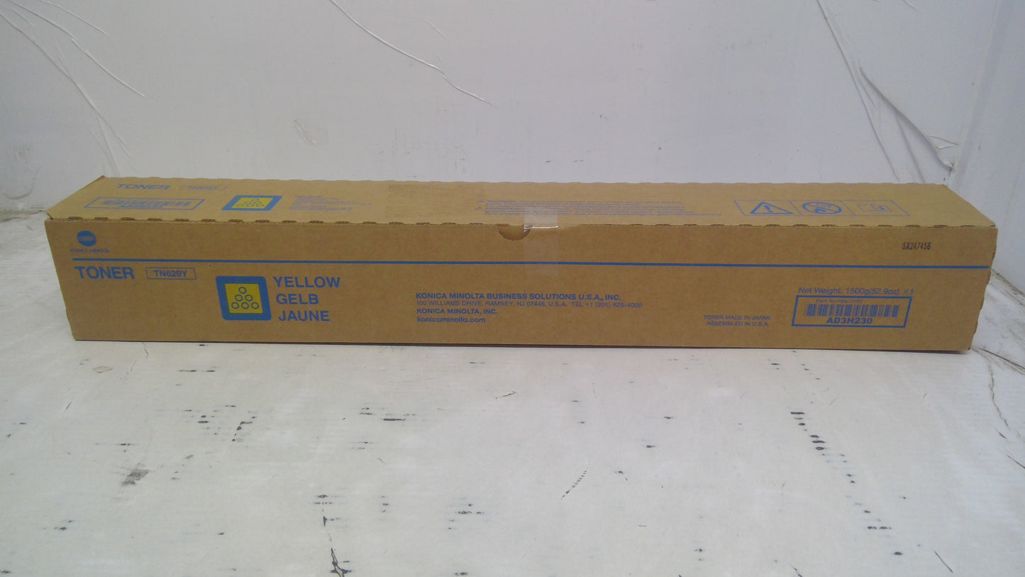 Genuine Konica Minolta AD3H230 (TN629Y) Yellow Toner for AccurioPress C7100/C7090