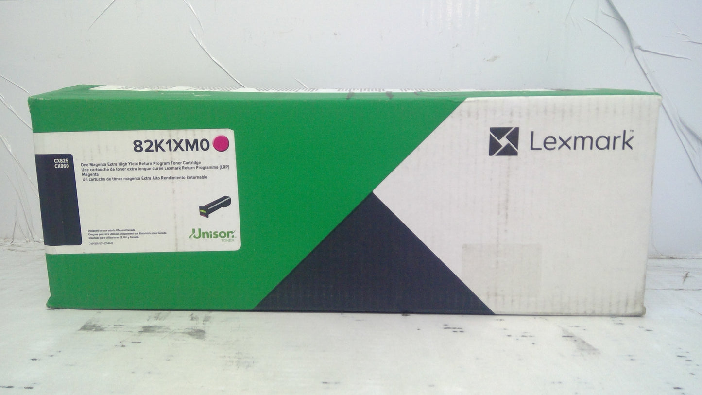 Genuine Lexmark 82K1XM0 Magenta Extra High Yield Toner Cartridge for CX825/CX860