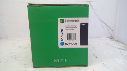 Genuine Lexmark 82K1UC0 Cyan Ultra High Yield Toner Cartridge for CX860