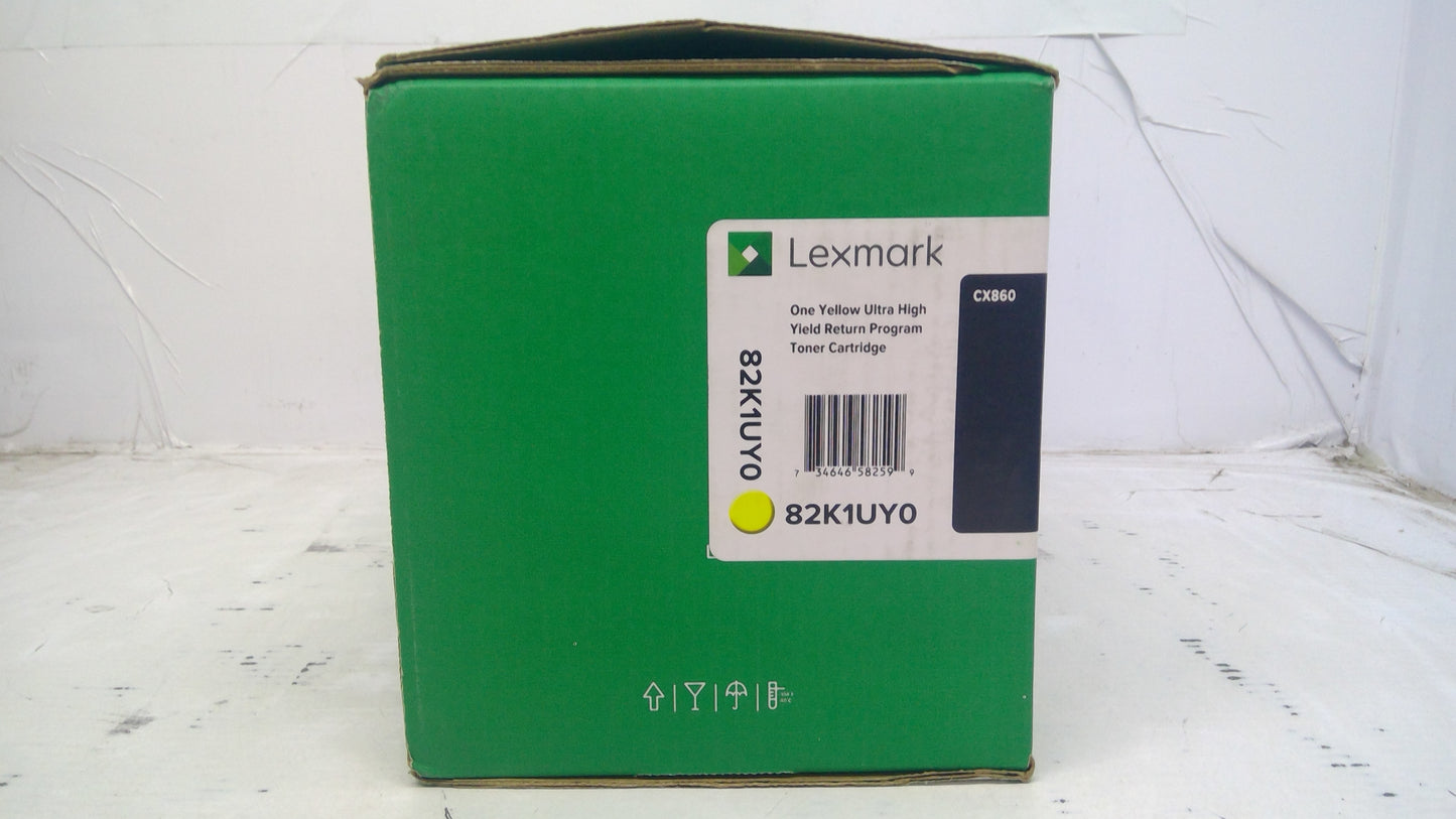 Genuine Lexmark 82K1UY0 Yellow Ultra High Yield Toner Cartridge for CX860