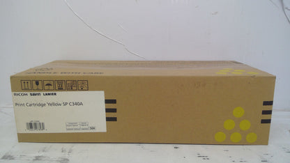 Genuine Ricoh Savin Lanier SP C340A Yellow Print Cartridge (407898)