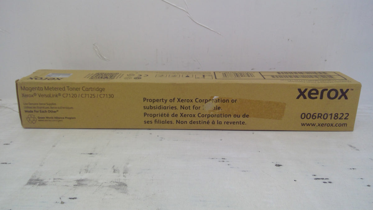 Genuine Xerox 006R01822/6R1822 Magenta Metered Toner Cartridge for VersaLink C7120/C7125/C7130