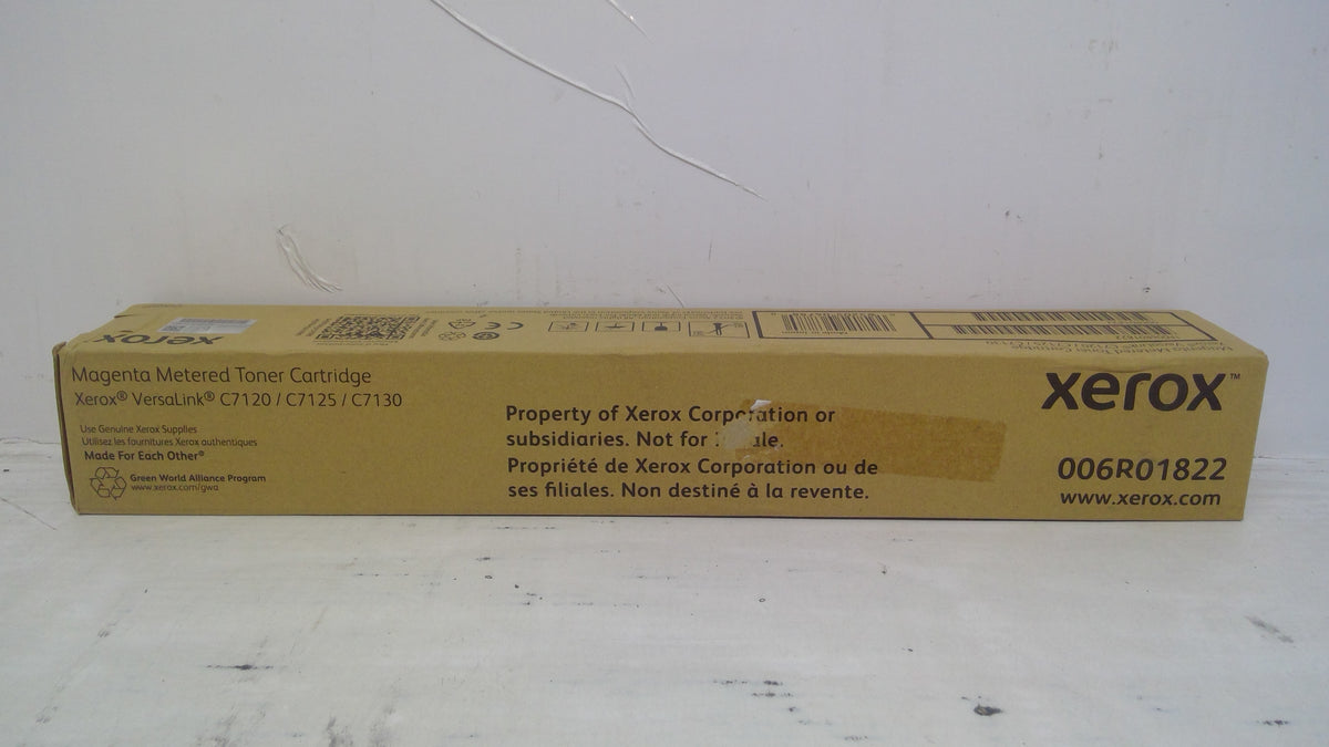 Genuine Xerox 006R01822/6R1822 Magenta Metered Toner Cartridge for VersaLink C7120/C7125/C7130