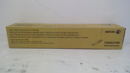 Genuine Xerox High Capacity Cyan Toner Cartridge 106R03768/106R3768 for VersaLink C7000