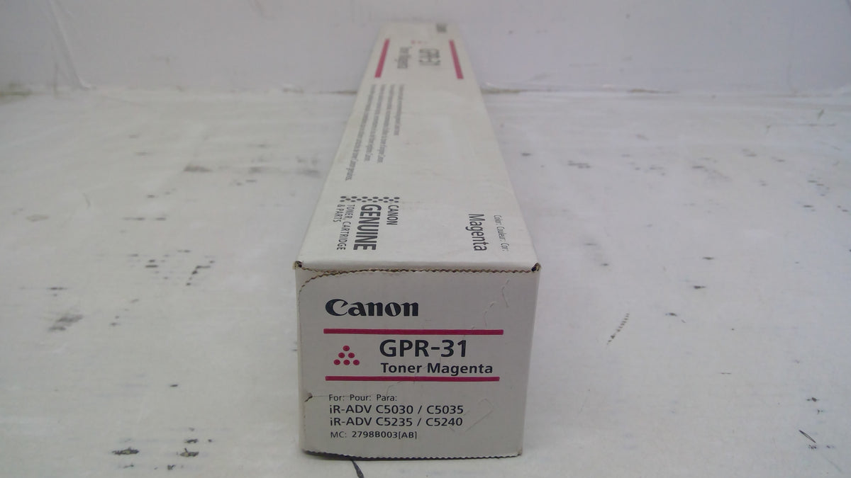 Genuine Canon GPR-31 Magenta Toner (2798B003AB) iR-ADV C5030/C5035/C5235/C5240