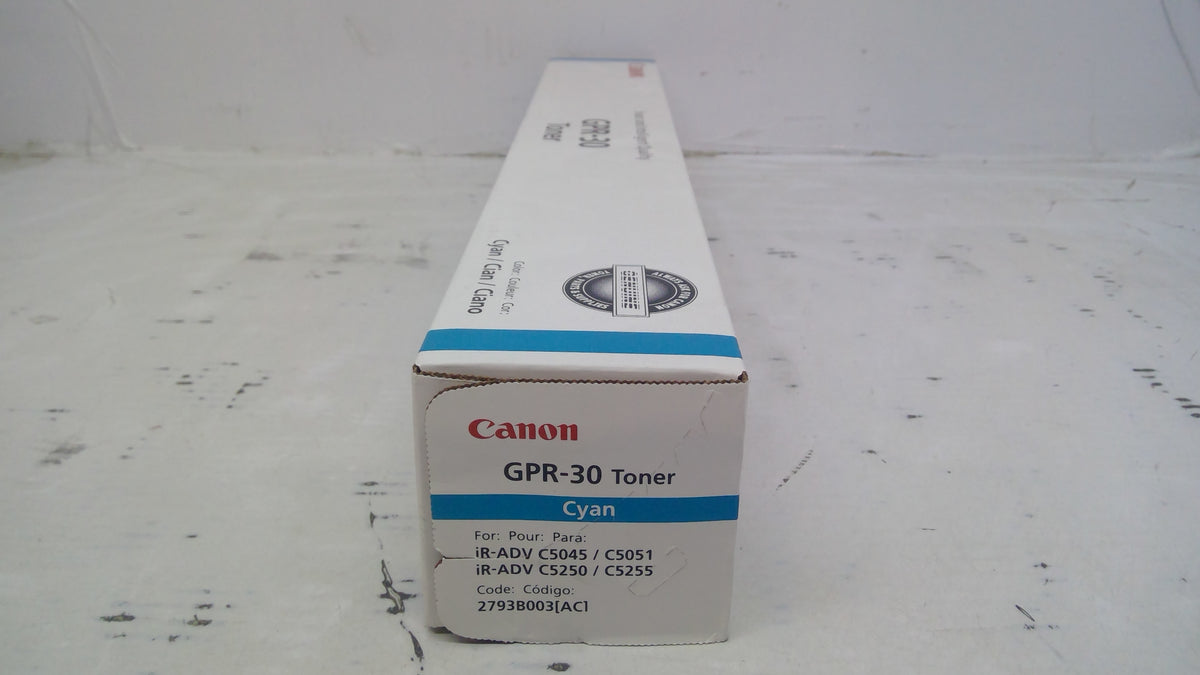 Genuine Canon GPR-30 Cyan Toner (2793B003AC) for iR-ADV C5045/C5051/C5250/C5255