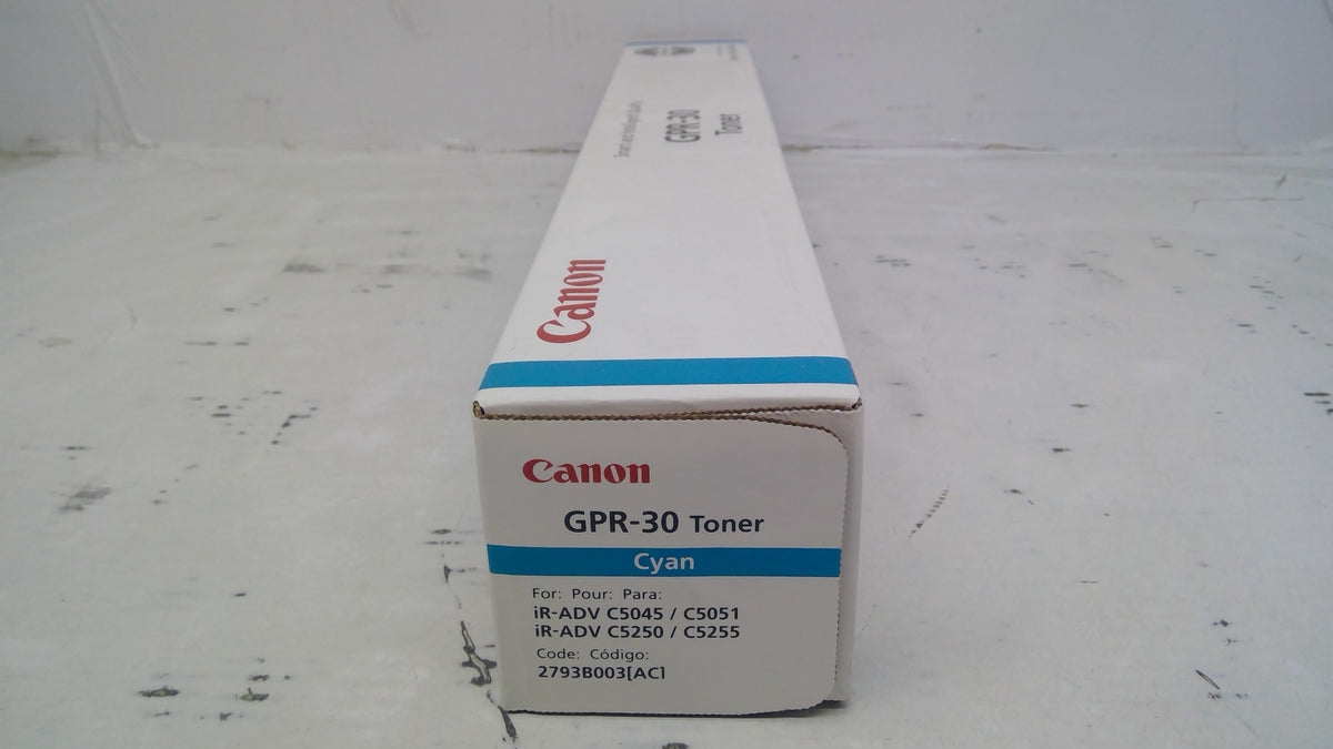Genuine Canon GPR-30 Cyan Toner (2793B003AC) for iR-ADV C5045/C5051/C5250/C5255