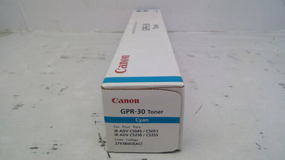 Genuine Canon GPR-30 Cyan Toner (2793B003AC) for iR-ADV C5045/C5051/C5250/C5255